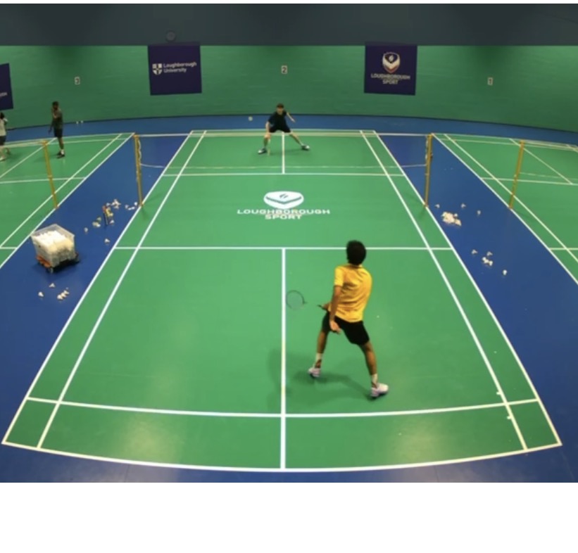 Abhiram preparing during training